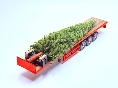 Corgi tri axle flatbed - tri-axle, trailer