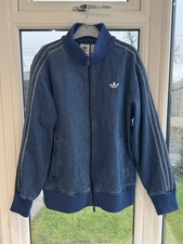 Adidas Originals Adicolor Denim Firebird Track Top Jacket Size M Medium New