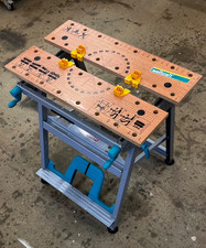 Wolfcraft Master 800 top of the range premium clamping table workmate, one owner