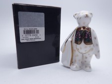 ROYAL CROWN DERBY MINIATURE SHOPPER BEAR