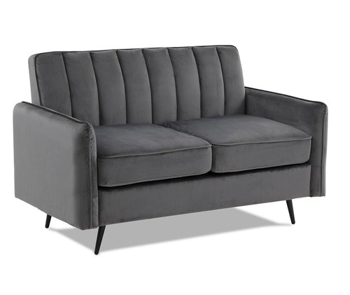 Velvet seater sofa in - 2,