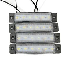 4X Marine Grade 12 Volt Large Waterproof Cool White LED Courtesy Lights Set New