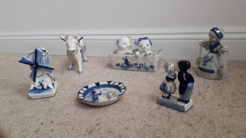 Delft blue decorative vintage - delft,