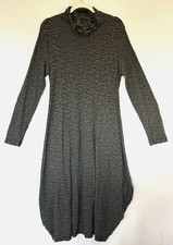 OSKA Dress 12 Grey & Black