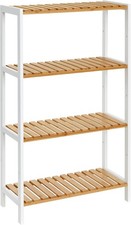 SONGMICS 4-Tier Bamboo Storage