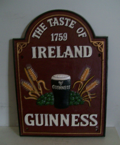 Large cast iron sign - iron, hand