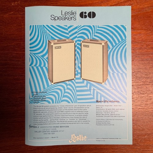 Vintage leslie speaker - vintage,