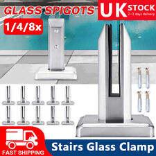 Stainless Steel Stairs Spigot Glass Balustrade Railing Glass Balcony Clamp Fence