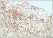 Medway Postcode Map - ME Postcodes Sectors, Poster of Medway Postcodes
