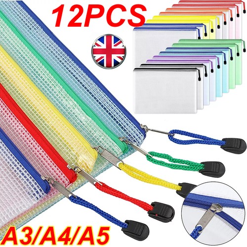 12x plastic wallet - 12x, a3/a4/a5