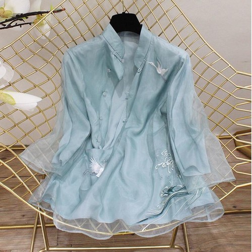 Ethnic retro women organza - ethnic,
