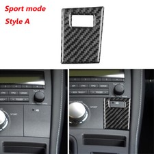 Carbon Fiber Interior Sport Mode Panel Cover Trim For Lexus CT200h 2011 Style A