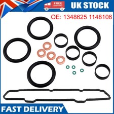 For Ford Fiesta Fusion 1.4 TDCI Fuel Fuel Injector Seal Kit Rocker Cover Gasket