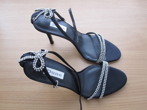 Dune stunning black satin - stunning,