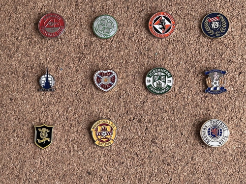 Scottish league metal enamel - scottish,