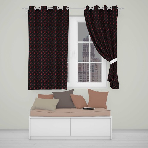 Blackout eyelet curtains dark - eyelet,