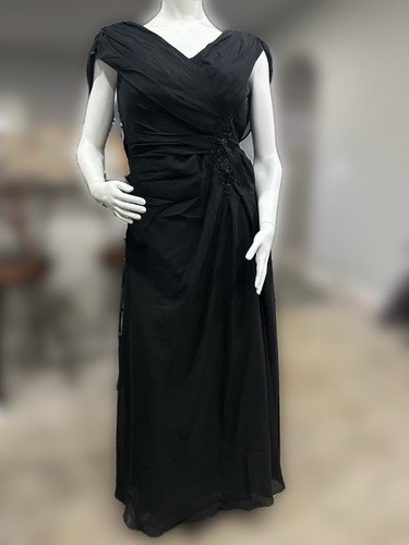 Black bridesmaid formal dress - formal,