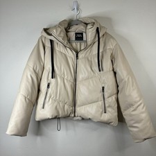 Zara Faux Leather Puffer