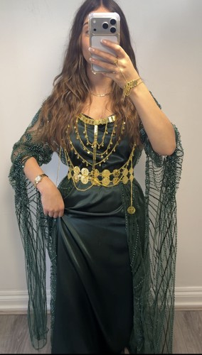 Kurdish dress black all - -,