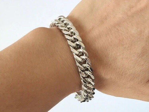 Men cuban bracelet 10mm - cuban,