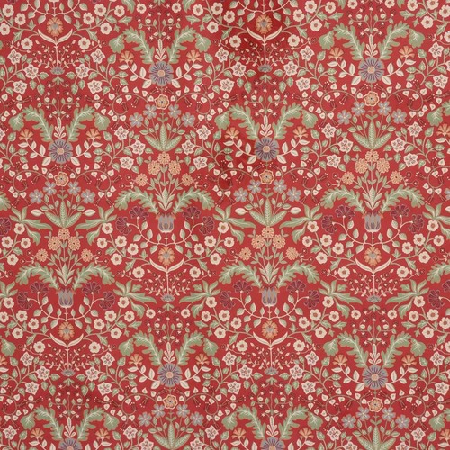 Windsor velvet fabric red - red, |