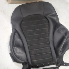 Mercedes-Benz C Class Front Half Black Leather Seat cover RH UK Drivers W205