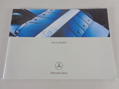 Service booklet mercedes benz - booklet,