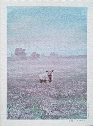 Original gouache painting - original,
