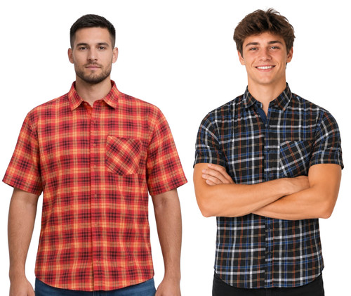 Mens short sleeve shirt - short,