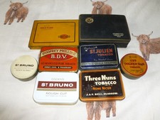 Vintage Tobacco Tins 8X  Job