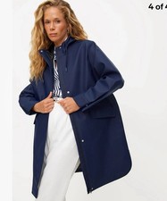 New Blue Ladies Rubberised  Raincoat TU Fantastic! Sizes S M L XL XXL