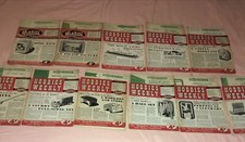Bundle of 11 Hobbies Weekly Magazines_Plans_Modellers_Fretworkers_Craftsmen 1954