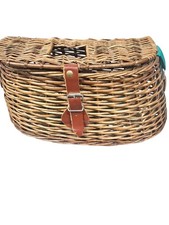 Wicker fishing basket - wicker,