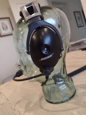Bose Aviation X Headset - 6‑Pin LEMO Panel powered. Coiled lead.