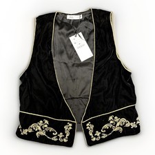 ZARA Black Velvet waistcoat