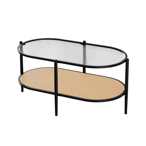 Tier rattan coffee - coffee, table