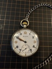 Helvetia GS/TP Military Pocket Watch - Genuine WW2 issue 1940
