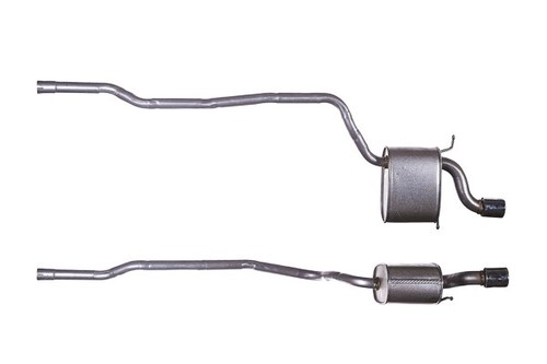 Exhaust silencer tail pipe - pipe, for