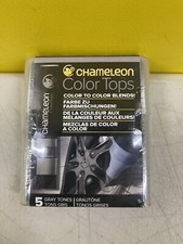 CHAMELEON COLOR / COLOUR. TOPS BLENDING PENS ( 5 GREY TONES ) CT4509