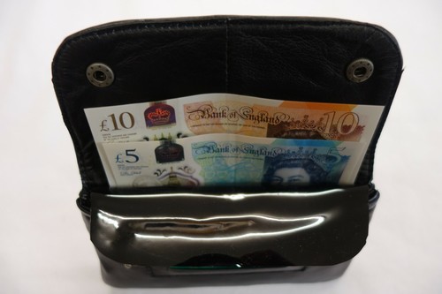 Leather tobacco pouch - leather,