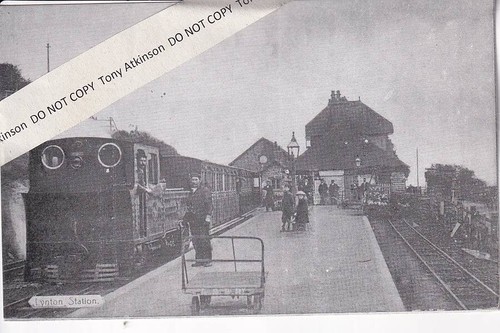 Lynton railway station old - railway,