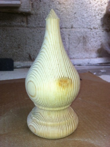 Large wooden finials - large, finials,