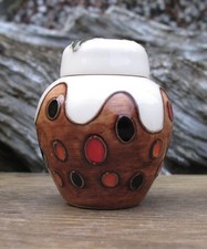 Moorcroft PLUM PUDDING Miniature Ginger Jar 769/2  Retail Price £152 Christmas