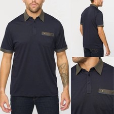 Gabicci Jersey Polo Shirt, 2XL, Navy, X11, BNWT.