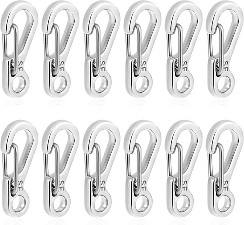 12pcs small carabiner clips - carabiner,