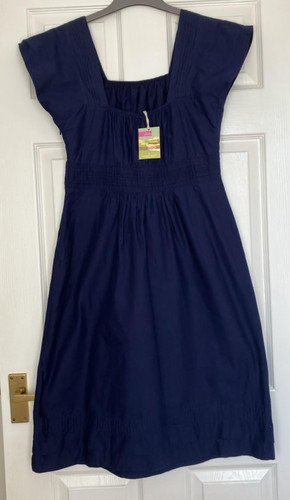 Joules navy summer dress size - joules,
