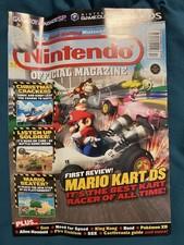 Nintendo Official Magazines & Posters Lot –Mario Kart DS Mag + Keyring + Posters