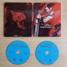 Marvel Thor Ragnarok Blu-Ray Steelbook + 3D (2017 Taika Waititi) Chris Hemsworth