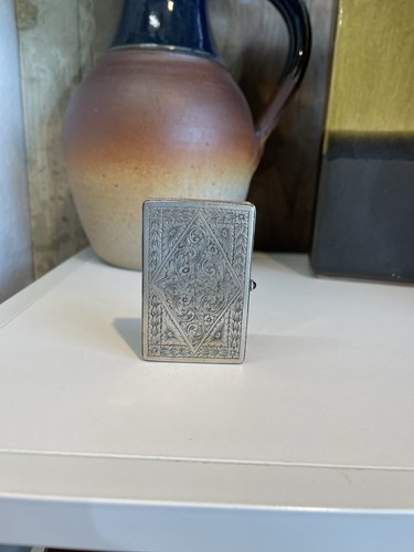 Rectangular silver snuff box - silver,