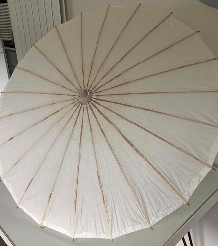 White paper parasol - paper, umbrella